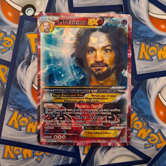 Charles Manson Pokemon Card - Picture 1 of 8